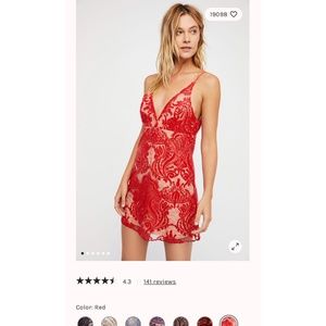 Free People Night Shimmer Mini Dress